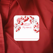 Labels ballonnen voor kerstfeestnamen