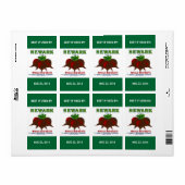 Labels  Beet Home Inblikken BEST INDIEN GEBRUIKT D (Full Sheet)
