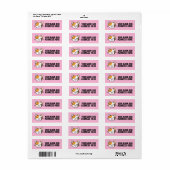 LABELS CALICO CAT-RETURN ADRES (Full Sheet)