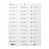 Labels China Terracotta Soldaat Het MUSEUM Zazzle (Full Sheet)
