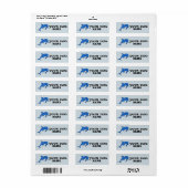 LABELS DOLPHIN ART RETURN ADRES (Full Sheet)