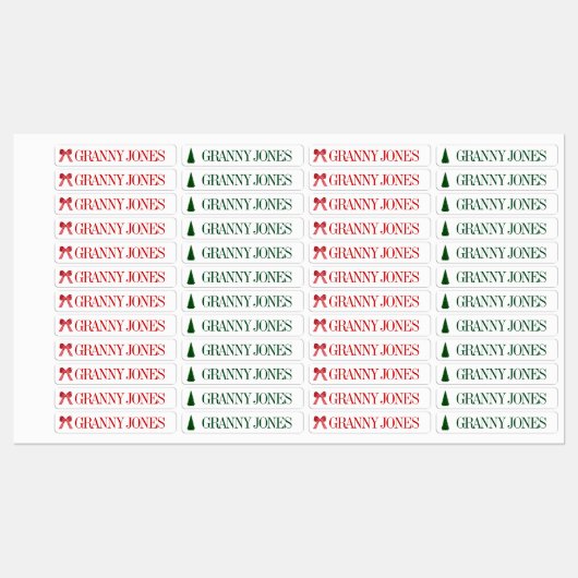 Labels Familie Gift Grootmoeder Mam (Vel)