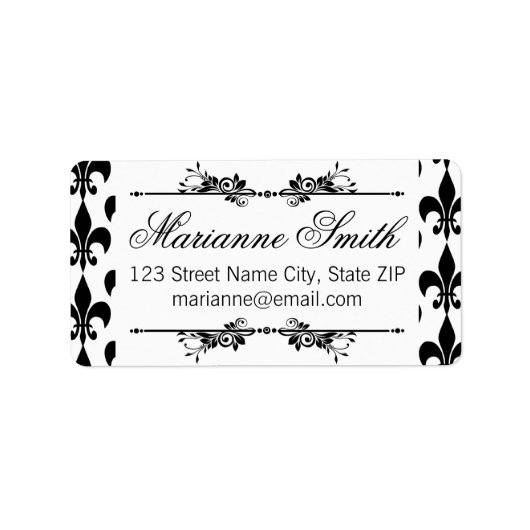 labels "Fleur-de-lis" (Voorkant)