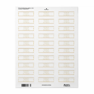 Labels Gepersonaliseerd