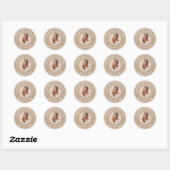 Labels handgemaakt met liefde aangepaste naam teks (Vel)