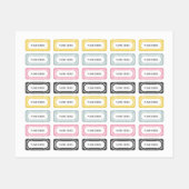  labels instellen 1 (Vel)