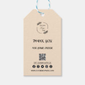 Labels, kledingetiketten en waslabels ontwerpen cadeaulabel (Voorkant)