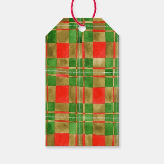 LABELS MAC GREGOR TARTAN-cadeautjes Cadeaulabel (Voorkant)