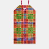 LABELS MAC RAE TARTAN-cadeautjes Cadeaulabel (Voorkant)