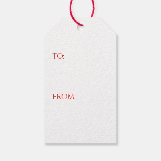 LABELS MAC RAE TARTAN-cadeautjes Cadeaulabel (Achterkant)