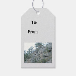 Labels met bergbekistingen cadeaulabel