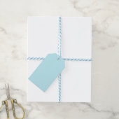 Labels met blauw pasta-cadeaus cadeaulabel (Met Touw)