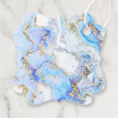 labels met blauwe inkt (Achterkant)