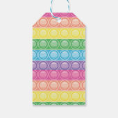 Labels met cadeau, Label van Valentijnse klaslokal Cadeaulabel (Achterkant)