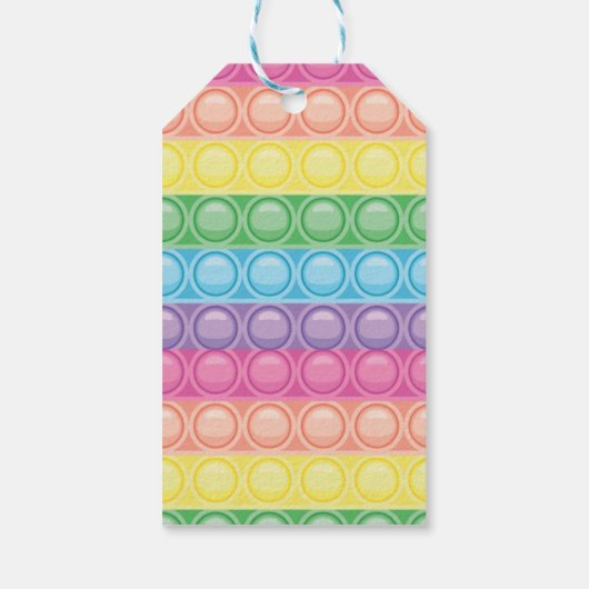 Labels met cadeau, Label van Valentijnse klaslokal Cadeaulabel (Achterkant)