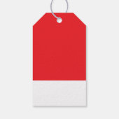 Labels met cadeautjes voor kerstboomvakantie cadeaulabel (Achterkant)