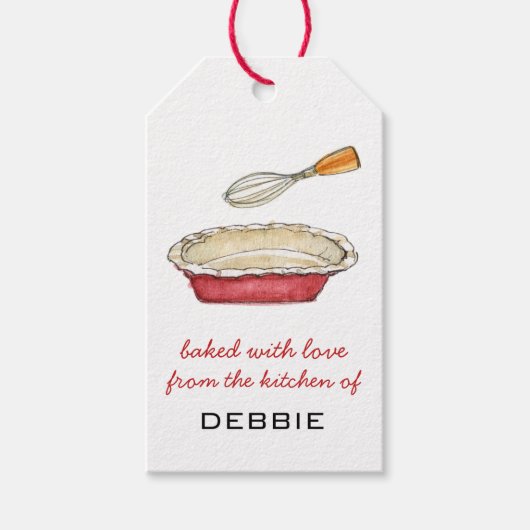 Labels met cadeautjes voor zakjes en wiskundeillus cadeaulabel (Voorkant)