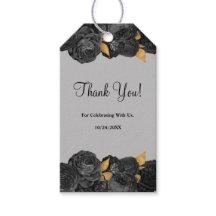 Labels met een donkerbruine of goudbloem