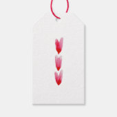 Labels met geschilde harten (set van 10) cadeaulabel (Voorkant)