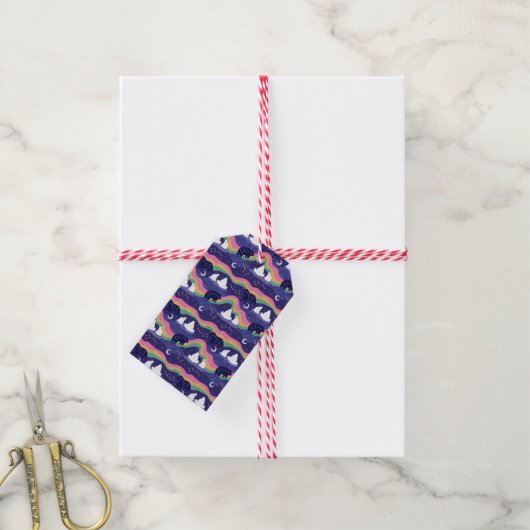 Labels met gladde glans cadeaulabel (Met Touw)