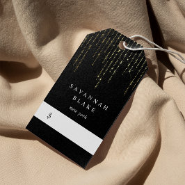 Labels met goudmarktprijs cadeaulabel