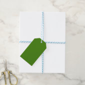 Labels met groene cadeaus cadeaulabel (Met Touw)