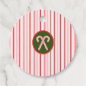 Labels met kerst/pepermunt (Voorkant)