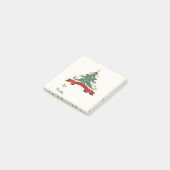 Labels met kerstbomen post-it® notes (Schuin)