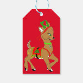 Labels met kerstcadeaus cadeaulabel (Achterkant)