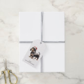 Labels met kerstcadeaus voor Dachshund Cadeaulabel (Met Touw)