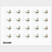 Labels met kerstcadeaus voor Snowman (Vel)