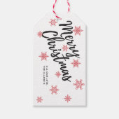 Labels met kerstcadeautjes cadeaulabel (Voorkant)