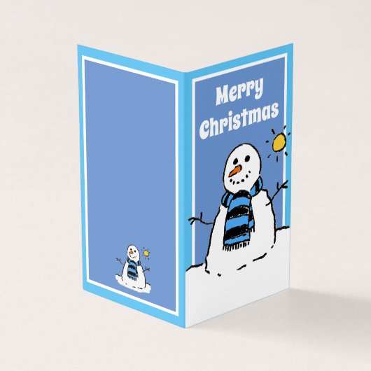 Labels met kerstcadeautjes met fijne kerst kaart (Buitenkant)