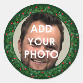 Labels met kerstfoto's (Voorkant)