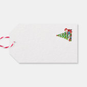 Labels met kerstkerstkerstkerstcadeaus Labels Cadeaulabel (Achterkant Horizontaal)