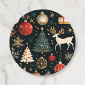 Labels met kerstthema's (Voorkant)