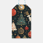 Labels met kerstthema's cadeaulabel (Achterkant)