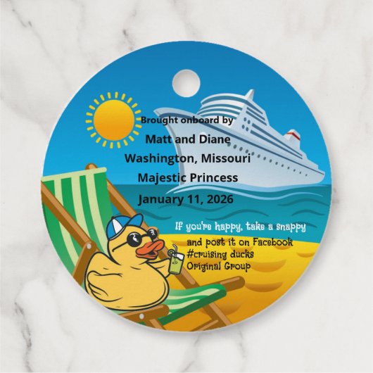 Labels met kruisende eend (Achterkant)