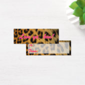 Labels met leopard Print Gift Mini Visitekaartjes (Bureau)