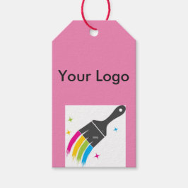 Labels met LogoCraft-cadeau Cadeaulabel