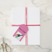 Labels met LogoCraft-cadeau Cadeaulabel (Met Touw)