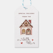 Labels met Noordpoolcadeaus Cadeaulabel (Achterkant)