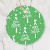 Labels met prettige kerstcadeaus (Achterkant)