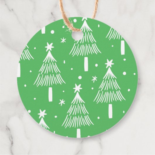 Labels met prettige kerstcadeaus (Achterkant)