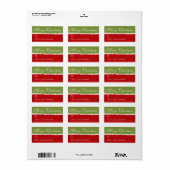 Labels met prettige kerstcadeaus (Full Sheet)