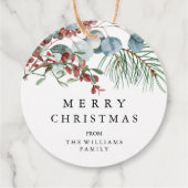 Labels met prettige kerstcadeaus (Achterkant)