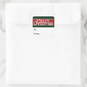 Labels met prettige kerstcadeaus (Tas)