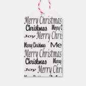 Labels met prettige kerstcadeaus cadeaulabel (Voorkant)