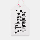 Labels met prettige kerstcadeaus cadeaulabel (Voorkant)