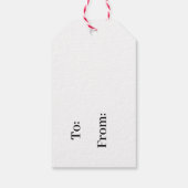 Labels met prettige kerstcadeaus cadeaulabel (Achterkant)
